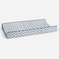 thumbnail image 4 of Bacati - Bucks Navy Quilted Muslin Changing Pad Cover, 4 of 10
