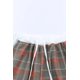 thumbnail image 4 of ABPHQTO Conjunto de ropa interior cepillada a cuadros de 2 piezas para mujer, 4 of 5
