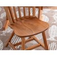 thumbnail image 2 of Linon Reedhaven Set of 2 Windsor Back Side Chairs in Medium Oak Brown Beechwood, 2 of 12