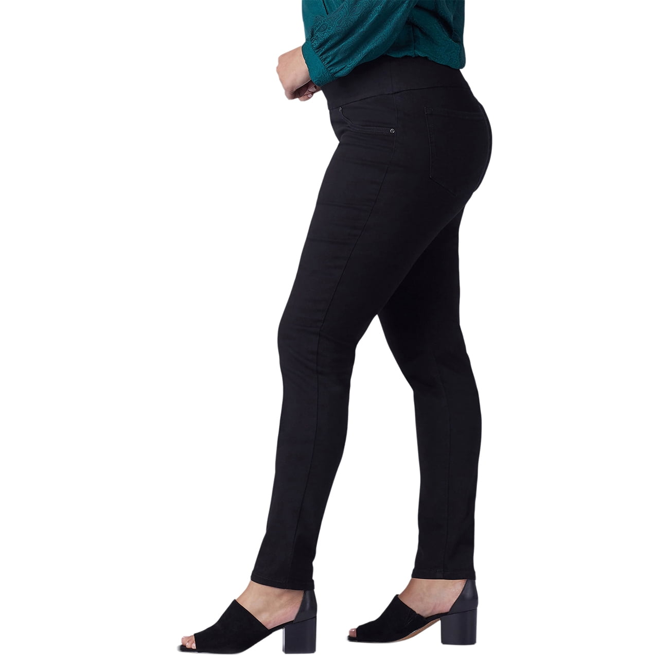 Lee Women's Plus Size Sculpting Slim Fit Skinny Pull On Jean
