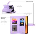 thumbnail image 3 of GANGXUN Étui à Rabat en Cuir pour Xiaomi Redmi Note 13 5G - Sangles Longues et Courtes, design Portefeuille, 3 of 5