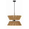 thumbnail image 5 of 58596-FBWAL Craftmade Lighting Serena - 6 Light Pendant-21.5 Inches Tall and 24.13 Inches Wide-Flat Black/Walnut Finish, 5 of 11