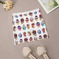thumbnail image 5 of 2024 Cupcake And Ice Cream Women's skirt Aesthetic skirts New Fashion Short Skirts Watercolor Cupcake Sweet Dessert Cupcakes, 5 of 6