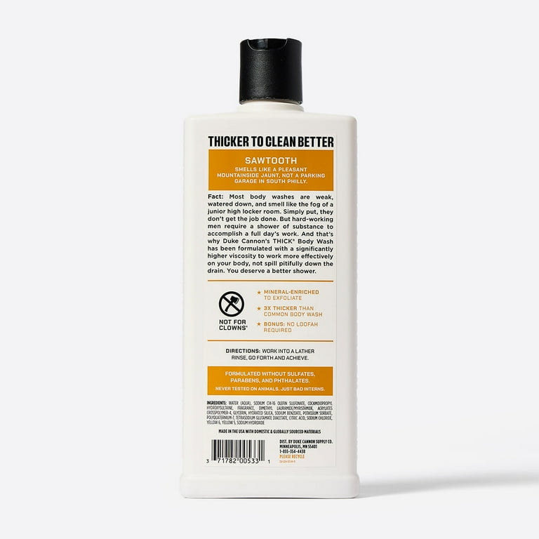 Thick Body Wash Sawtooth