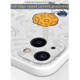 thumbnail image 4 of Cartoon Astronaut Side Print Planet Background Pattern White Phone Case, Shockproof Silicone Soft Case for iPhone 13, 4 of 13