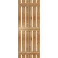 thumbnail image 5 of 22 3/4"W x 61"H TimberCraft Six 3 3/8" Boards Spaced Board-n-Batten Shutters, Rough Sawn Western Red Cedar (Per Pair), 5 of 13