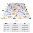 thumbnail image 3 of Balery Cute Shark Manta de Felpa Suave y Acogedora – Cobija de Franela Aterciopelada para Cama, Lavable y Cálida para Sofá, Mascotas, Transpirable-80"x60", 3 of 7