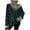 Army Green, variant on Fengactive Womens Oversized Striped Tunic Sweaters Casual V Neck Long Sleeve Color Block Knit Pullover Jumper Tops