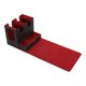 thumbnail image 5 of Caja para barajas de cartas coleccionables, contenedor para cartas coleccionables, protector de cartas, estuche para barajas Negro Rojo, 5 of 9