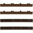 thumbnail image 3 of 1/12 ft. x 1 ft. Quick Deck Composite Deck Tile Straight Trim in California Redwood (4-Pieces/Box), 3 of 3