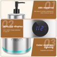 thumbnail image 6 of AEVXKHI Massage Oil Warmer with 2 Oil Bottle Dispenser Portable Oil Warmer Bottle with Ambient Light Easy to Use Lotion Heater Dispenser Temperature Adjustable for Home Salon Spa Massage, 6 of 11
