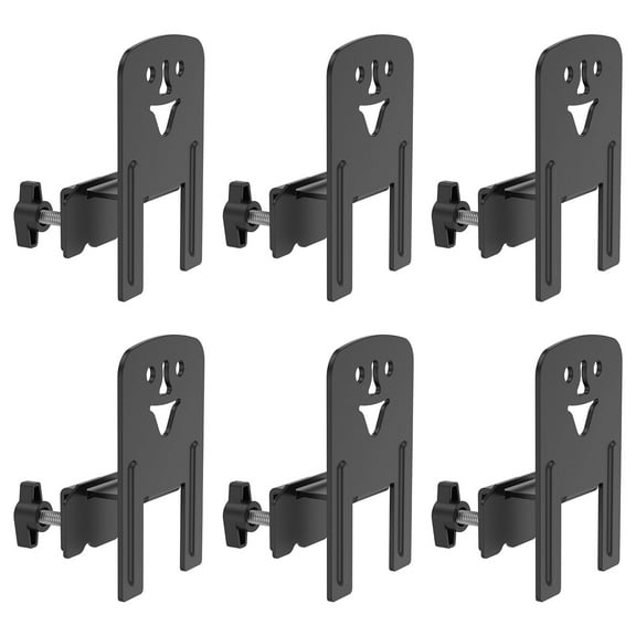 6Pcs Metal Mattress Gasket Adjustable Anti Slip Gripper Keep Mattress Securely in Place for Metal Wooden Spring Bed Frame