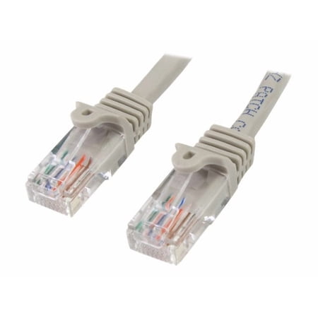 StarTech.com Cat5e Patch Cable with Snagless RJ45 Connectors - 10 ft - M/M - Gray (45PATCH10GR) - Patch cable - RJ-45 (M) to RJ-45 (M) - 3 m - UTP - CAT 5e - gray - for P/N: DKT30CSDHPD  DKT30CSDHPD3  PM1115U2  US1GC30A price history on PriceWatchPro