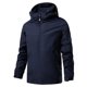 thumbnail image 1 of Ceisia Relaxed Fit Men's Fleece-Lined Hooded Windproof Waterproof Jacket Gift, 1 of 6