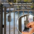 thumbnail image 4 of Master Lock High Capacity Key Lockbox Combination Dial Removable Cable, 4 of 5
