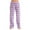 Purple - Plaid, variant on Just Love Women's Plush Pajama Pants - Soft and Cozy Lounge Pants (Grey - Plaid, 3X)