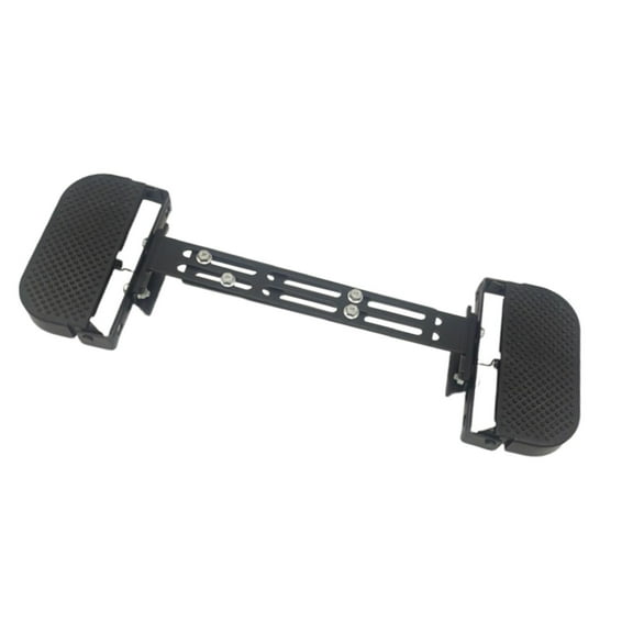 JISADER Electric Bike Front Footrest Spare Parts Anti Slip Expandable Foldable Pedal