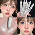 thumbnail image 4 of Lápiz resaltador de brillo, resistente al agua, color blanco mate, plateado, diamante, gusano de seda, sombra de ojos, maquillaje Facial, 4 of 4