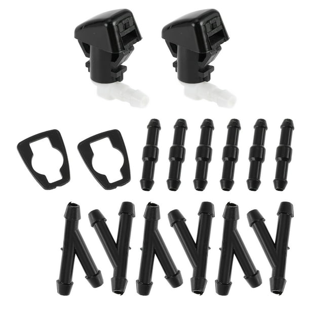 Conector de manguera del pulverizador de limpiaparabrisas Unique Bargains para Ford No.BT4Z17603A 1 juego