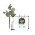 thumbnail image 1 of Mongolia emblema nacional Jarrones colgantes de vidrio transparente Decoración Botella, 1 of 4