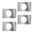 thumbnail image 1 of 4 placas de reparación para cerradura de puerta, placa de refuerzo para puerta, fijación de pomos de puerta de acero inoxidable (placa de reparación para cerradura de puerta de bola)., 1 of 8