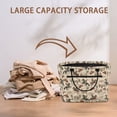 thumbnail image 4 of Yuyamidu Western Cowboy Fabric Laundry Basket Quilted Laundry Basket for Bedroom Portable Folding Storage Laundry Nursery Hamper 12.59'' x 11.02'' x 10.62'', 4 of 6