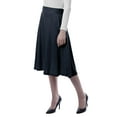 thumbnail image 3 of Moomaya Jupes en Jersey pour Femmes Longueur Genou Extensible Été - K9M, 3 of 7