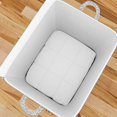 thumbnail image 2 of SHENGXINY 2PCS Large Moving Quilt Storage Box, Non-Woven Zipper Organizer for Clothes, Toy, Bquilt - Home, Office & Travel Use Gray 19.7x24x0.5in, 2 of 4