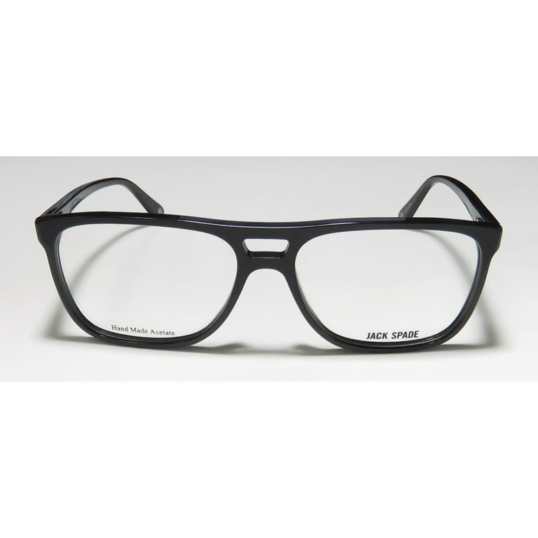 NEW JACK SPADE FULTON MENS/WOMENS SHIELD FULL-RIM BLACK CLASSIC