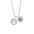 thumbnail image 2 of Delight Jewelry Silvertone To the World You are a Mother Round Locket Silvertone Script Initial Disc - C - Charm Necklace, 20"+3", 2 of 4