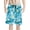 Ocean Plumeria Starfish Print, variant on Binienty Men's Board Shorts Swim Trunks With Pineapple Print - Quick Dry for Beach Swimming and Summer Vacations