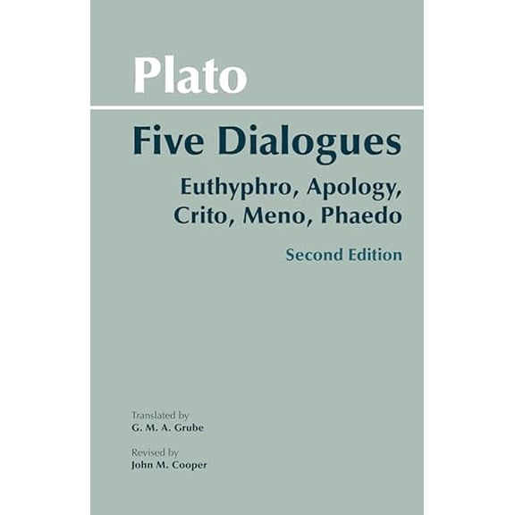 Pre-Owned Plato: Five Dialogues: Euthyphro, Apology, Crito, Meno, Phaedo (Paperback) 0872206335 9780872206335