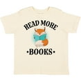 thumbnail image 3 of Inktastic Reading Group Fox Read More Books Boys or Girls Toddler T-Shirt, 3 of 5