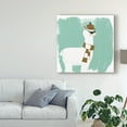 thumbnail image 3 of Trademark Fine Art 'Bundle Up Llama IV' Canvas Art by June Erica Vess, 3 of 4
