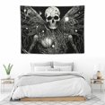 thumbnail image 3 of GOSMITH  Bat Skull Tapestry Gothic Mystic Eye Tapestries Octopus Skeleton Tapestry Black and White Tapestry Tree of Life Tapestry Wall Hanging for Bedroom, Living Room, 3 of 7