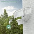 thumbnail image 2 of GLORIOUS-LITE LED Security Lights Motion Sensor Outdoor Lights, 35W 3500LM Hardwired Led Flood Light Outdoor with 3 Adjustable Head, 5500K, IP65 Waterproof for Porch Garage Yard, White, 2 of 6