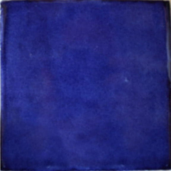 4.2x4.2 Cobalt Blue Talavera Mexican Tile, Set of 9 pcs