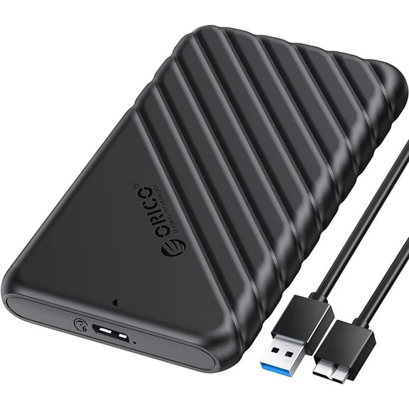 ORICO 2.5" External Hard Drive Enclosure Max 6TB 5Gbps SATA to USB 3.0 SSD/HDD Enclosure Case for Xbox（Only Case No Hard Drive）