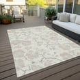 thumbnail image 6 of Addison Rugs Chantille Indoor/Outdoor Transitional Floral Ivory Washable Rectangle Rug, 9' x 12', 6 of 6
