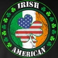 thumbnail image 3 of CafePress - Irish American Long Sleeve Dark T Shirt - Long Sleeve Dark T-Shirt, 3 of 4