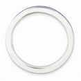thumbnail image 2 of Sterling Silver Stackable Expressions Purple Enameled 2.25mm Ring Size 7, 2 of 5