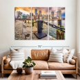 thumbnail image 2 of Elephant Stock Boston Massachusetts Harbor Wall Art - Horizontal Multi Panel Canvas - Living Room Wall Decor - Places Multi Panel - Orange And Yellow Decor - 65" x 42", 2 of 4
