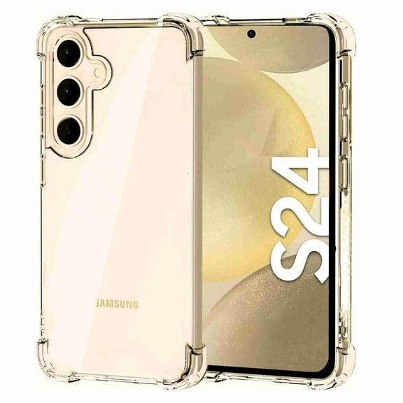 Dteck for Samsung Galaxy A06 Case, Shock-Absorption Flexible Clear TPU Rubber Protective Cell Phone Cover for Galaxy A06 Case,Clear