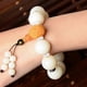 thumbnail image 3 of White Silicone Stopper Beads for DIY Jewelry Spacer Accessories 100Pcs, 3 of 5