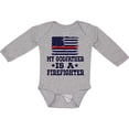 thumbnail image 3 of Inktastic Firefighter Godfather Fireman Boys or Girls Long Sleeve Baby Bodysuit, 3 of 5