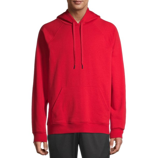 Athletic Works Athletic Works Men's Fleece Raglan Hoodie Sweatshirt