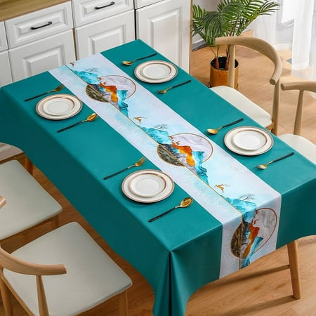 

Nordic Simple and Atmospheric Round Geometric Rectangular Dining Table Coffee Table Dustproof Tablecloth Party ration Cloth