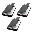 thumbnail image 1 of 3X Clip Board Organizer Clipboards with Storage Nursing Clipboard Foldable File Folder Plastic Clipboard (Black), 1 of 8