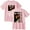 Pink, variant on Jason Aldean Full Throttle Tour 2025 Cotton T-Shirt Women Men Casual Crewneck Short Sleeve Tee