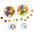 thumbnail image 1 of Rompecabezas Hexagonal de Madera EOTVIA Para niños Y Adultos, 1 of 7